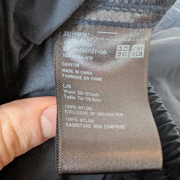 NWT Uniqlo JWAnderson Navy Cargo pants, Size L - Picture 7 of 10